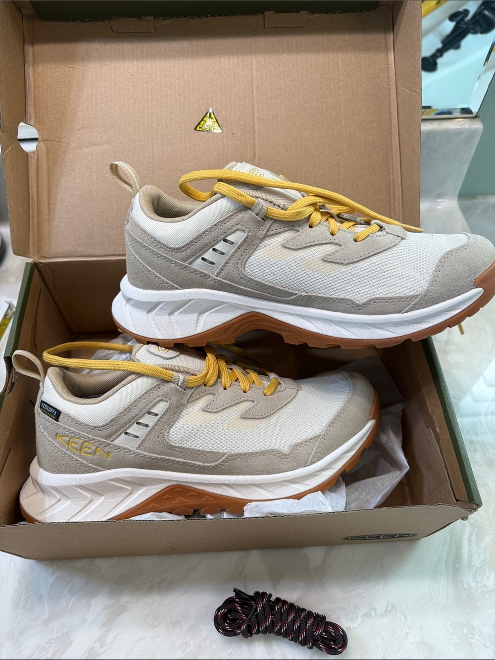 Keen Beige Hightrail hiking shoes